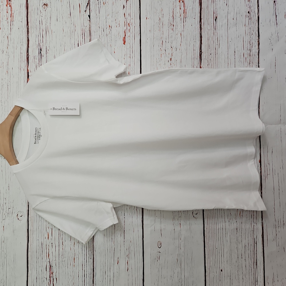 NWT Bread &  Boxers White Tee - Picture 2 of 9